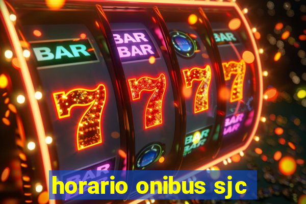 horario onibus sjc