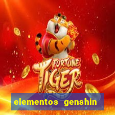 elementos genshin impact fraquezas