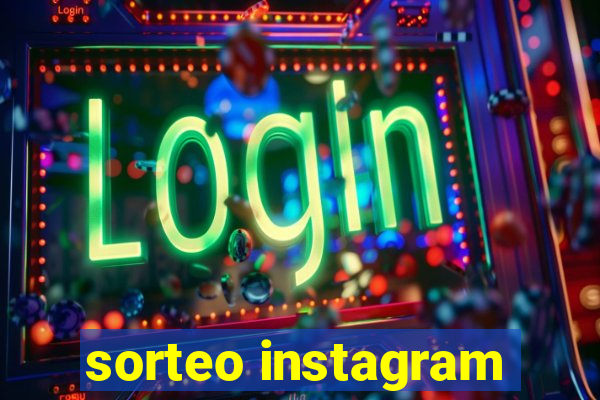 sorteo instagram