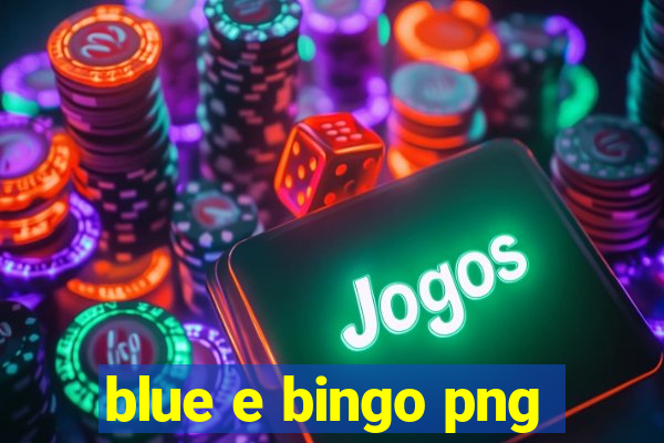 blue e bingo png