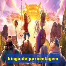 bingo de porcentagem