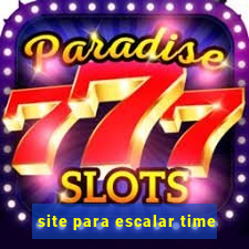 site para escalar time