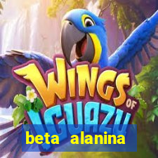 beta alanina aumenta a pressao