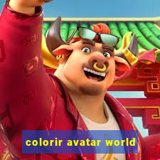 colorir avatar world